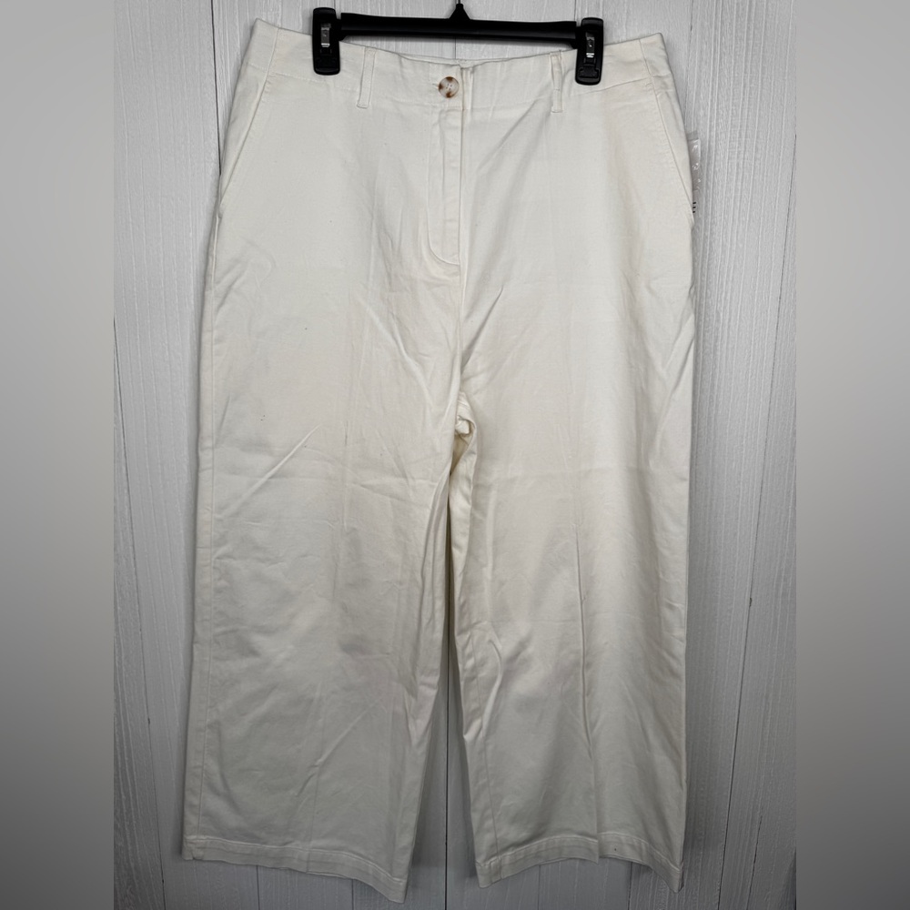 Ophelia Roe White Wide-Leg Pants